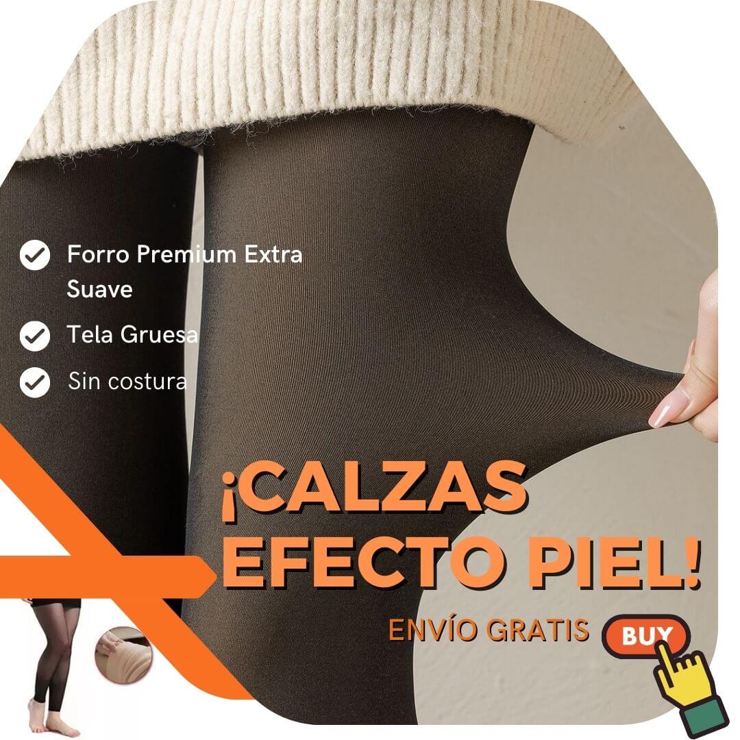 Calzas efecto piel con polar