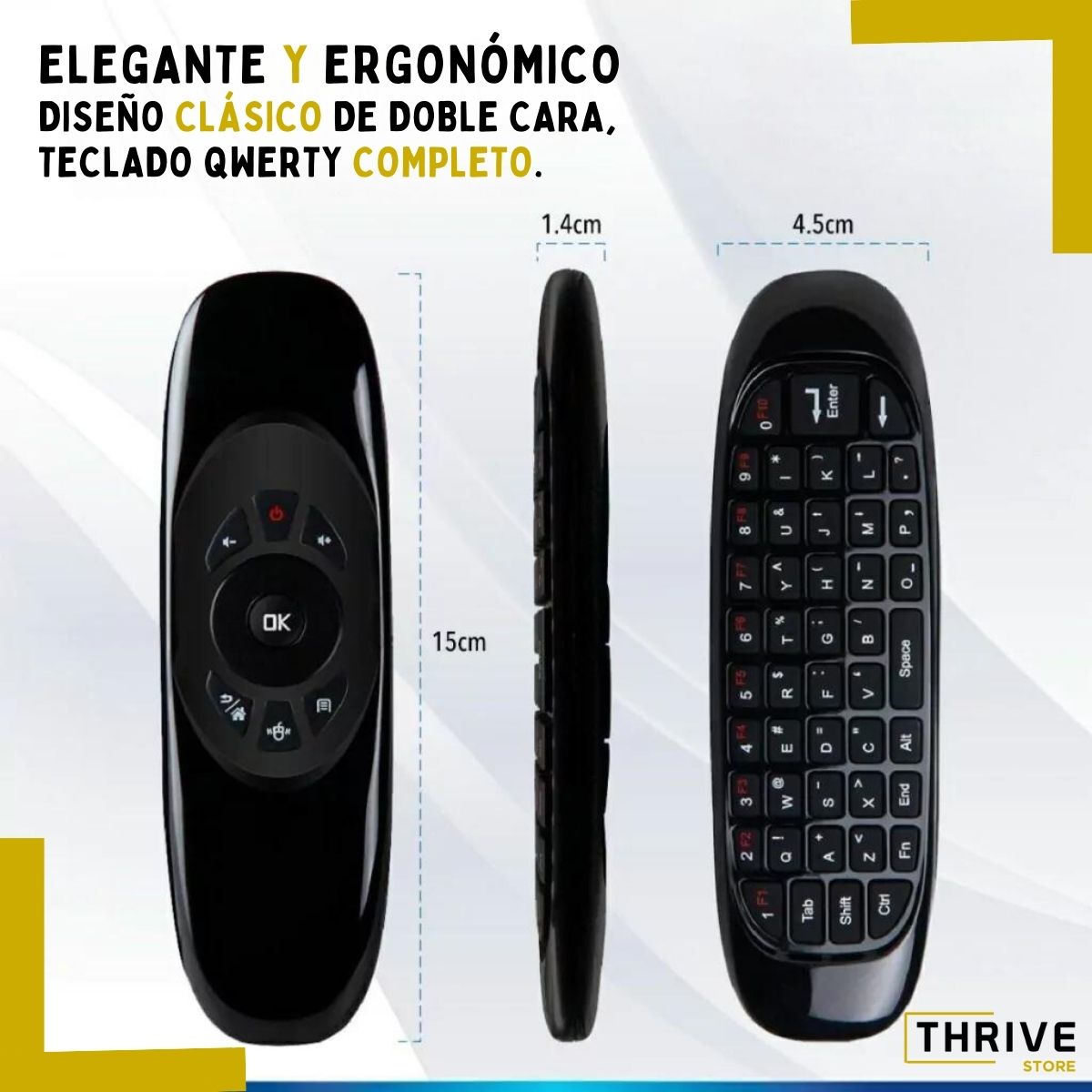 SmartControl™ - Control Remoto Con Teclado Incluido Para TV