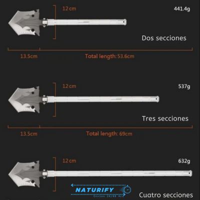 TrekTech Utility™ - Pala Multifuncional para Acampar