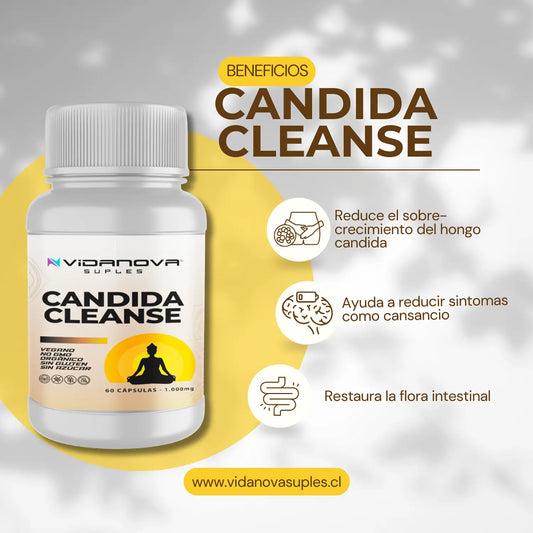 Candida Cleanse - 90 CAP🩺LIMPIEZA INTESTINAL NATURAL- OFERTA ESPECIAL🤯 SOLO POR ESTA SEMANA