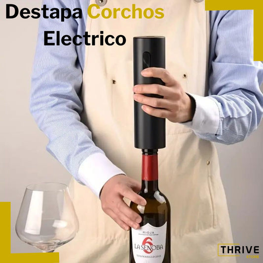 CorkMaster™ – El Destapa corchos Eléctrico que Combina Estilo y Facilidad