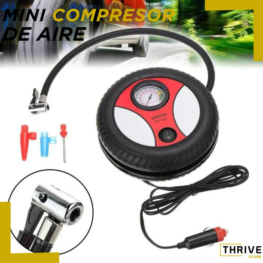 CompactAir™ - Inflador De Llantas Compresor Carro Portátil 12v / 260 Psi