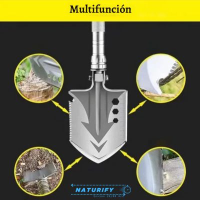 TrekTech Utility™ - Pala Multifuncional para Acampar