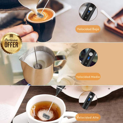 WhiskPro™ - Batidor Eléctrico de Mano Recargable Multifunción