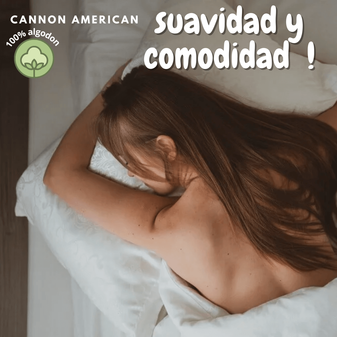 Almohadas Cannon: (Pack 2X1) El Soporte Perfecto para un Sueño Reparador