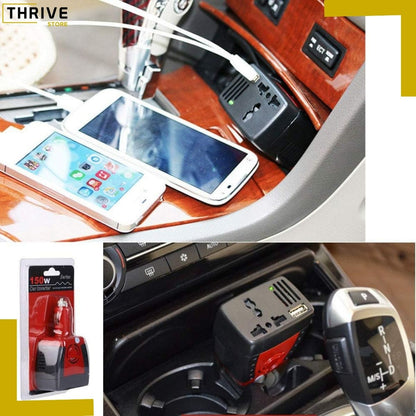 CarPower Boost™ - Inversor de Auto 150 Watts a 110/220V