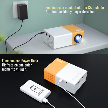 CinePocket™ - Mini Proyector Portátil