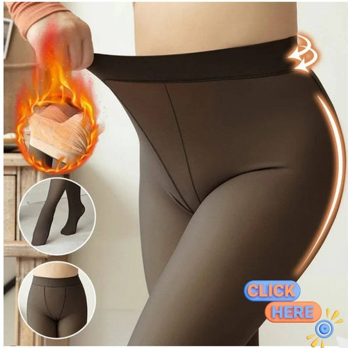 Calzas efecto piel con polar