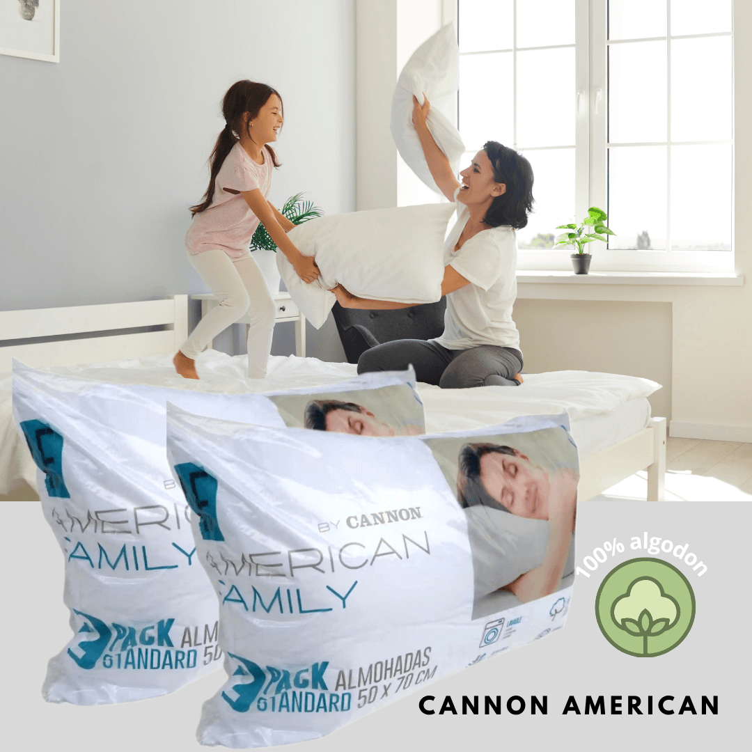 Almohadas Cannon: (Pack 2X1) El Soporte Perfecto para un Sueño Reparador