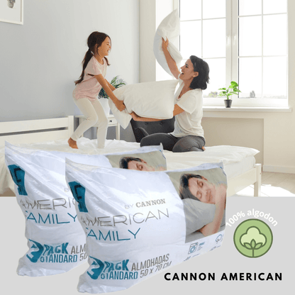 Almohadas Cannon: (Pack 2X1) El Soporte Perfecto para un Sueño Reparador