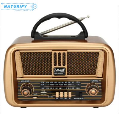 VintageVibe™ - Radio Vintage Recargable Estilo y Funcionalidad