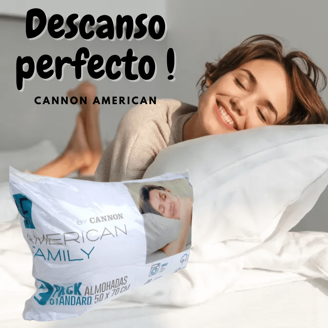 Almohadas Cannon: (Pack 2X1) El Soporte Perfecto para un Sueño Reparador