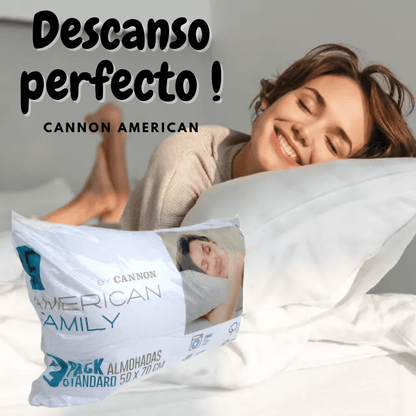 Almohadas Cannon: (Pack 2X1) El Soporte Perfecto para un Sueño Reparador