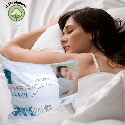 Almohadas Cannon: (Pack 2X1) El Soporte Perfecto para un Sueño Reparador