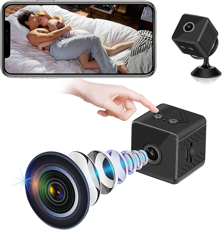 Cámara Espía 4K Ultra HD™ Controla todo desde tu móvil en tiempo real 🔒