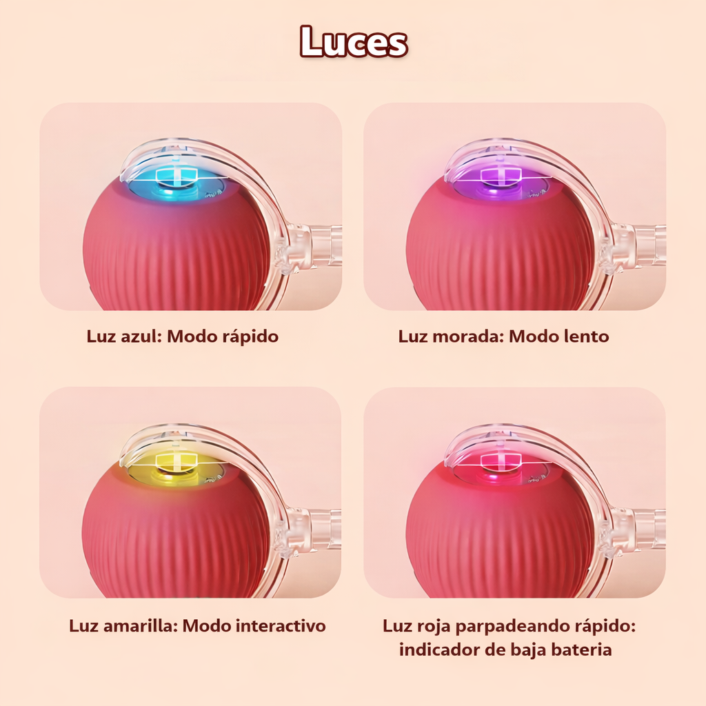 🥎 Pelota Inteligente Interactiva para Gatos🐱