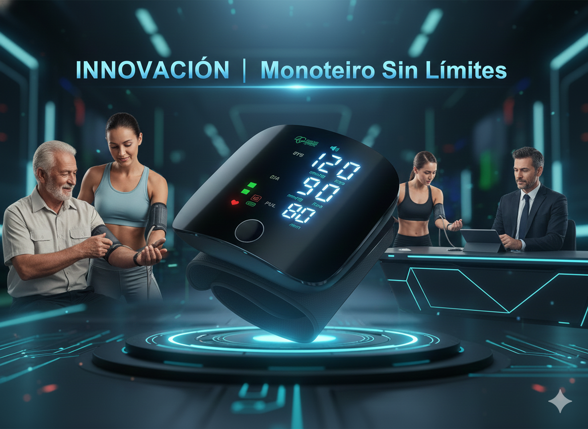 CardioSy Monitor para Muñeca 🤌 ¡Controla tu Presión Arterial🌩️ en un Instante, Donde Estés!