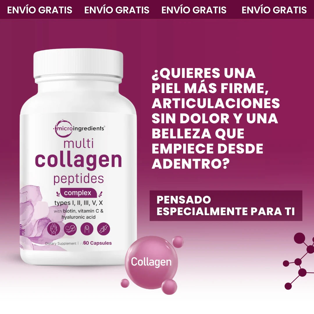 Capsulas Multi Collageno - Belleza y Bienestar