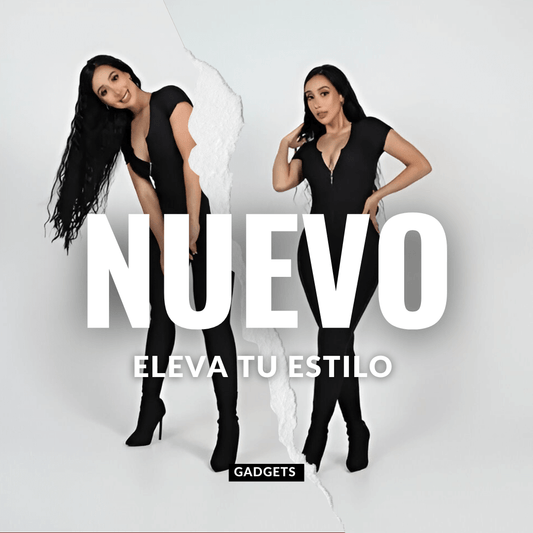 StyleMaster™ Enterizo largo color Negro y manga corta