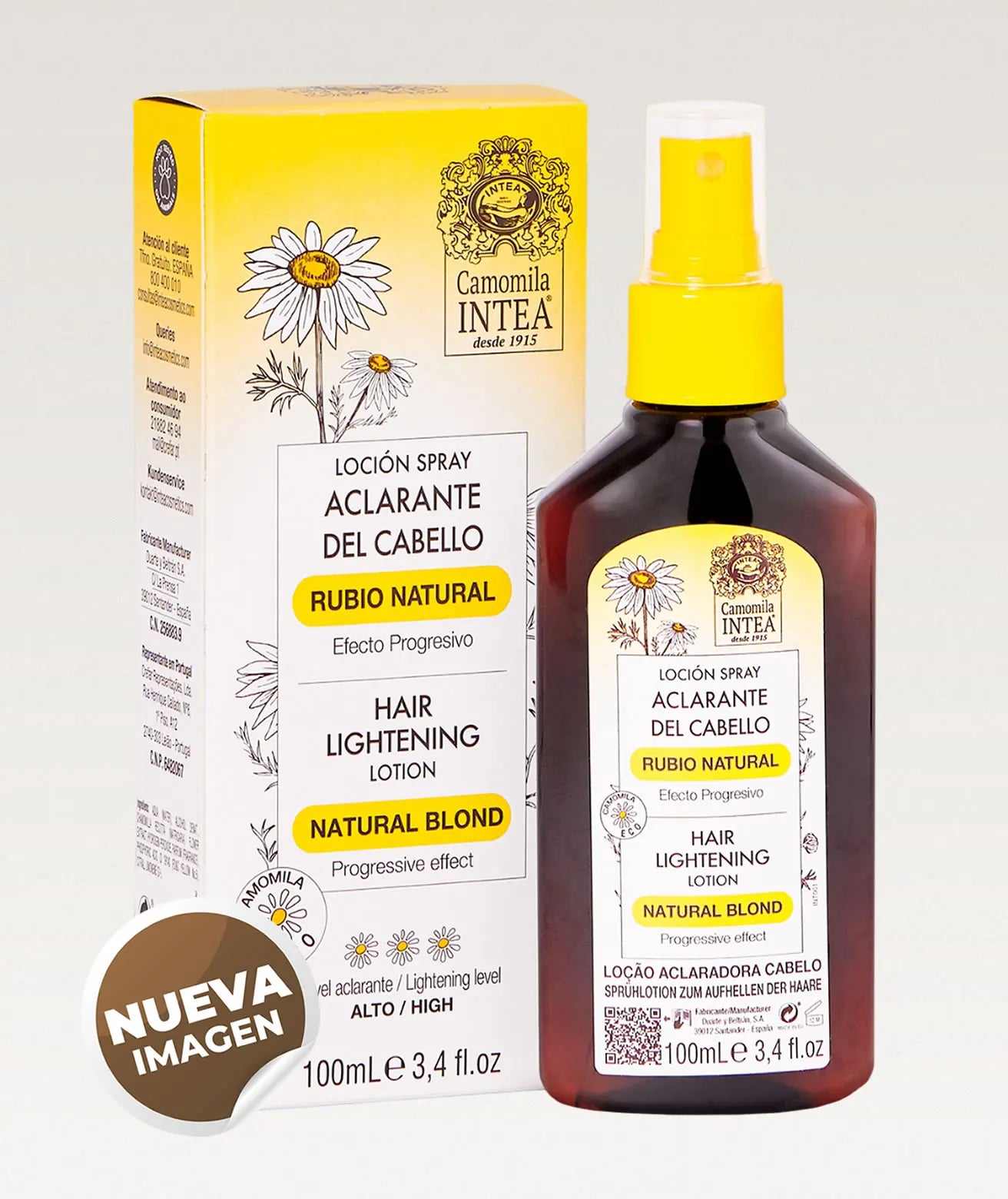 Aclarante de Cabello Rubio Natural