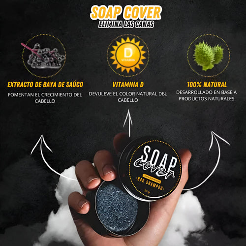 🤯OFERTA ESPECIAL PASAGA 1 Y LLEVA 2 🎁SOAP COVER® - JABÓN ANTICANAS
