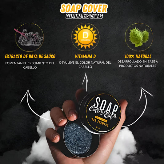 🤯OFERTA ESPECIAL PASAGA 1 Y LLEVA 2 🎁SOAP COVER® - JABÓN ANTICANAS