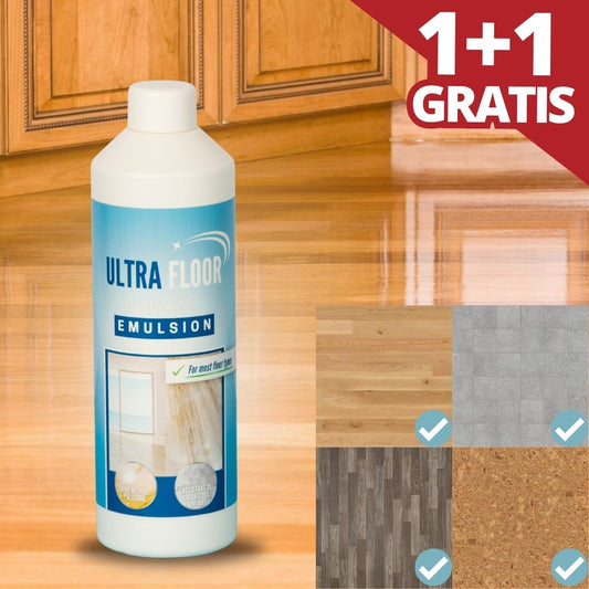 Ultra Floor® – Emulsión para Pisos de alto brillo 500ml 🎁 OFERTA ESPECIAL 1+1 GRATIS🤯